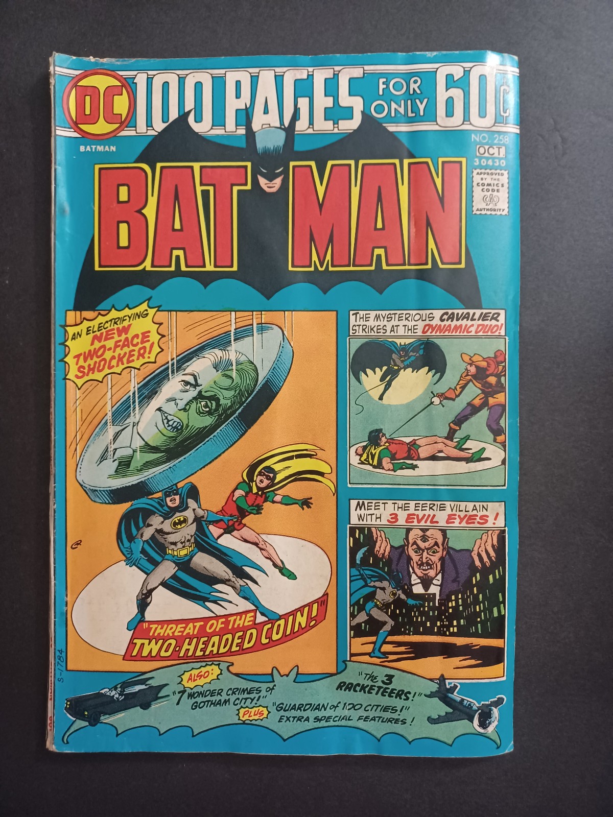 Batman #258 - 1st mention Arkham Asylum - 1974 - VG