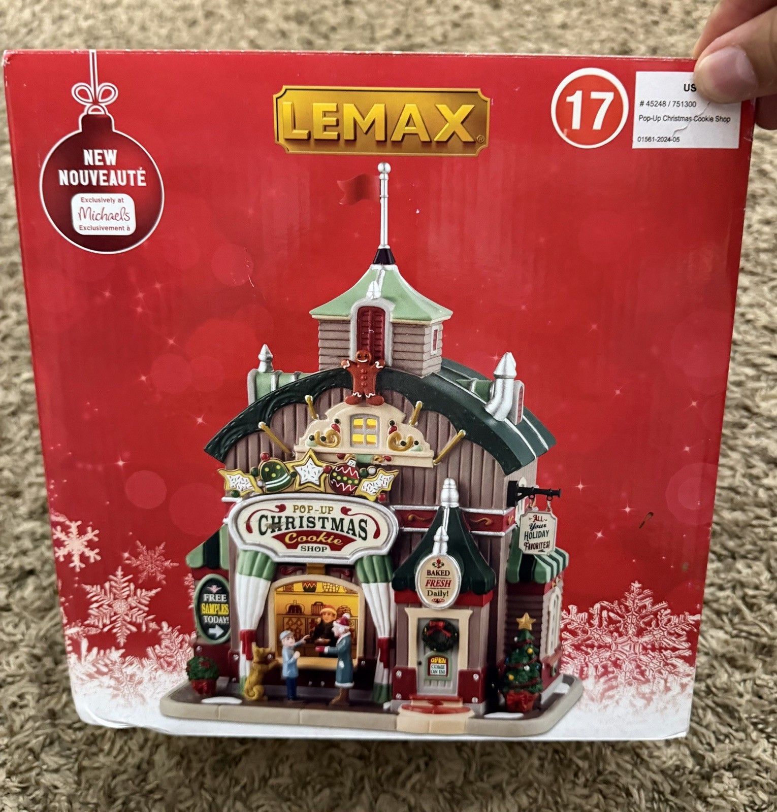 Lemax 2024 Pop-Up Christmas Cookie Shop With Illumination - Tested Working Lemax 2024 Pop-Up Christmas Cookie Shop With Illumination - Tested Working