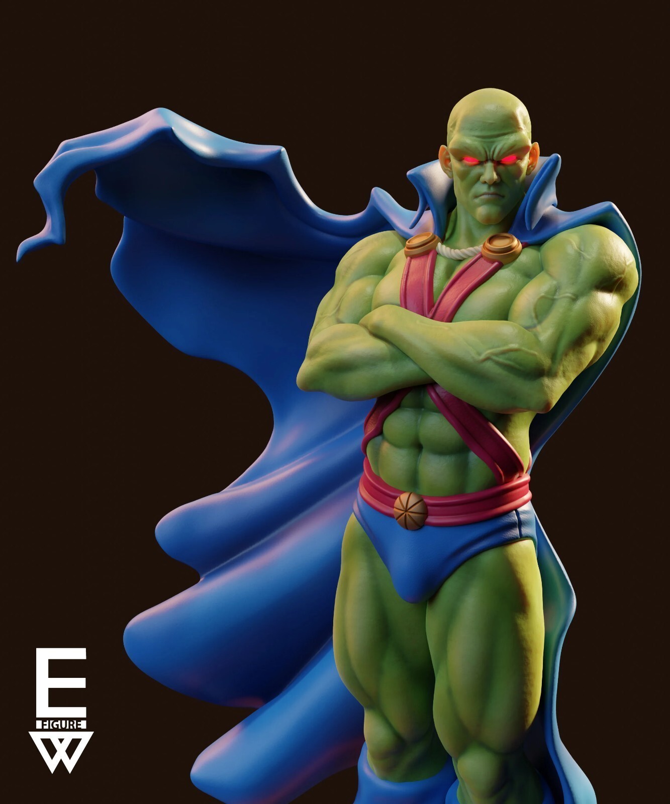 1:8 Martian Manhunter DC Comics Fan Art UNPAINTED High Quality Garage Kit 1:8 Martian Manhunter DC Comics Fan Art UNPAINTED High Quality Garage Kit