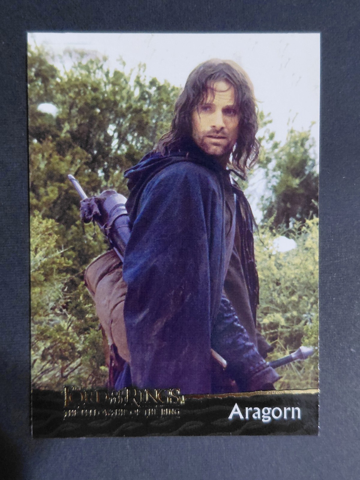 2001 Topps Aragorn #8 Lord of the Rings Fellowship First Appearance Card 2001 Topps Aragorn #8 Lord of the Rings Fellowship First Appearance Card