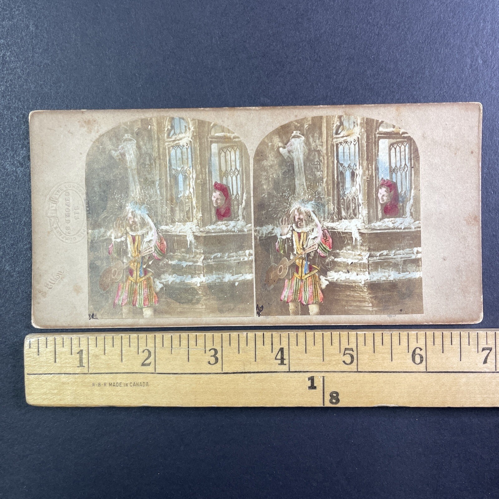 J. Elliott Stereoview London Stereoscopic Co. Minstrel Water Dousing Victorian J. Elliott Stereoview London Stereoscopic Co. Minstrel Water Dousing Victorian