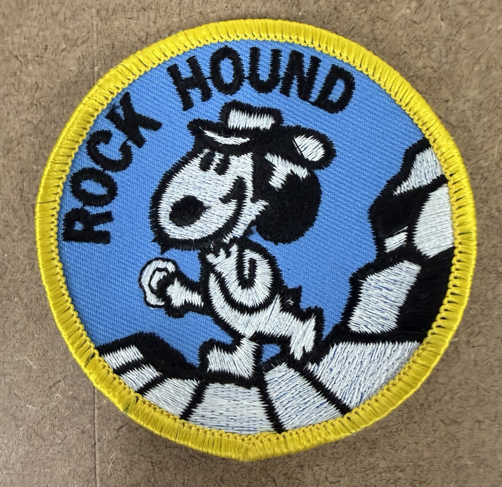 Vintage Peanuts Snoopy Rock Hound Patch