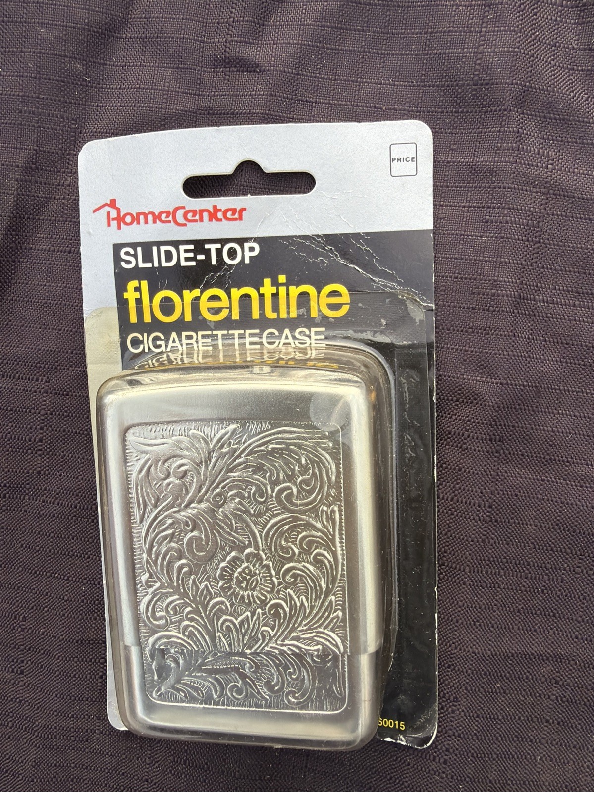Vintage Mid-Century Florentine Aluminum Cigarette Case