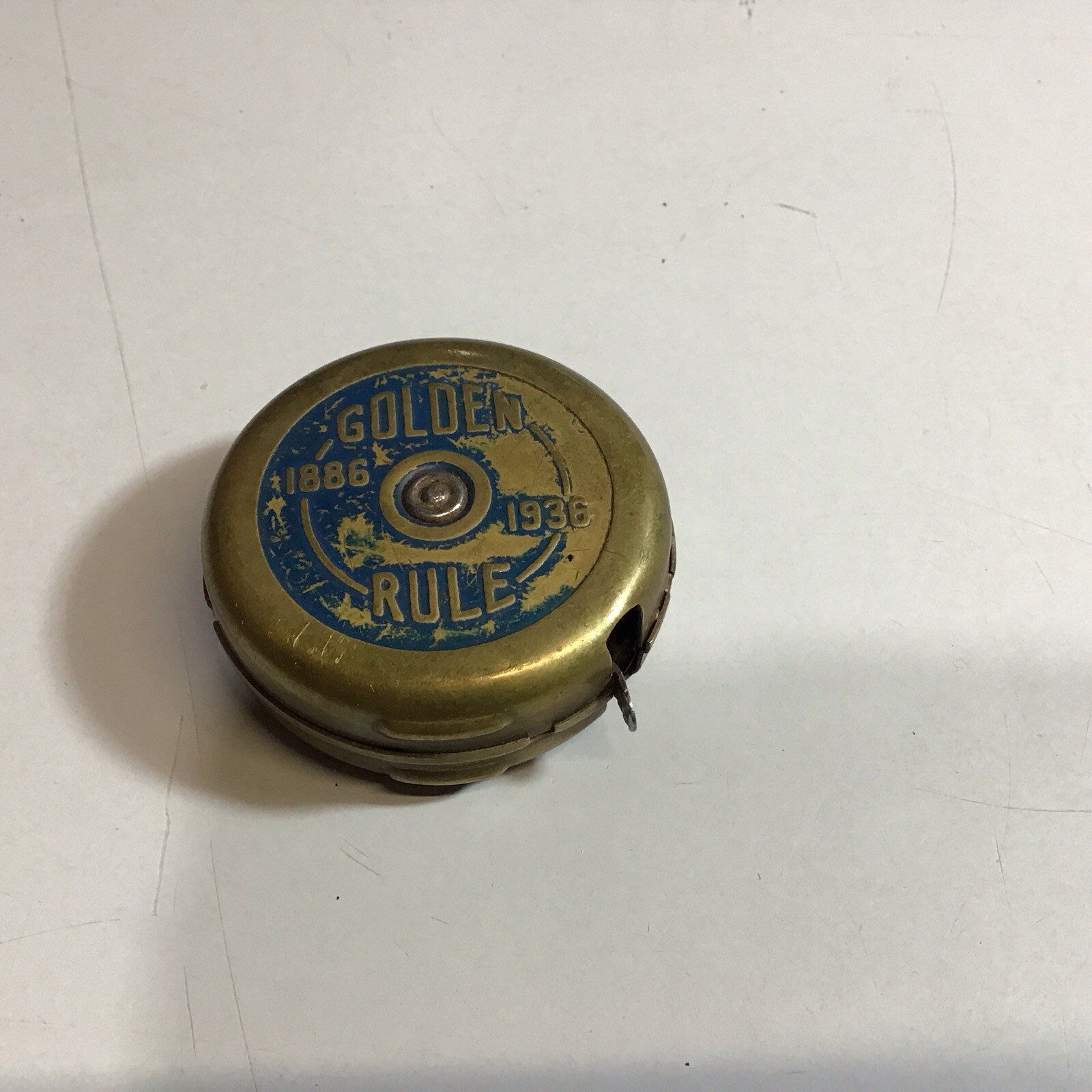 Antique 1936 Craftsman 1886-1936 50 Years Of Value “Golden Rule” 6’ Tape Measure Antique 1936 Craftsman 1886-1936 50 Years Of Value “Golden Rule” 6’ Tape Measure