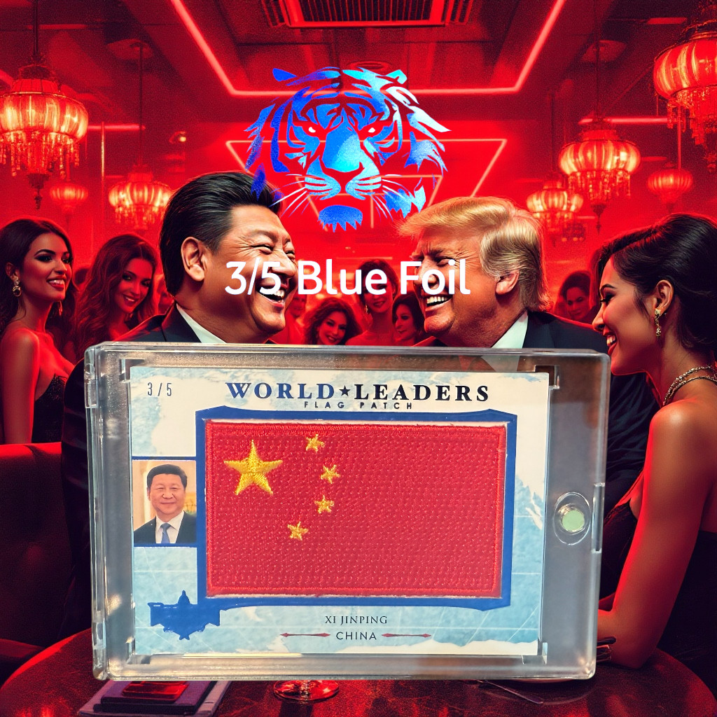 2024 DECISION Xi JINPING WORLD LEADERS FLAG PATCH BLUE FOIL 3/5 Lucky Number 3 2024 DECISION Xi JINPING WORLD LEADERS FLAG PATCH BLUE FOIL 3/5 Lucky Number 3