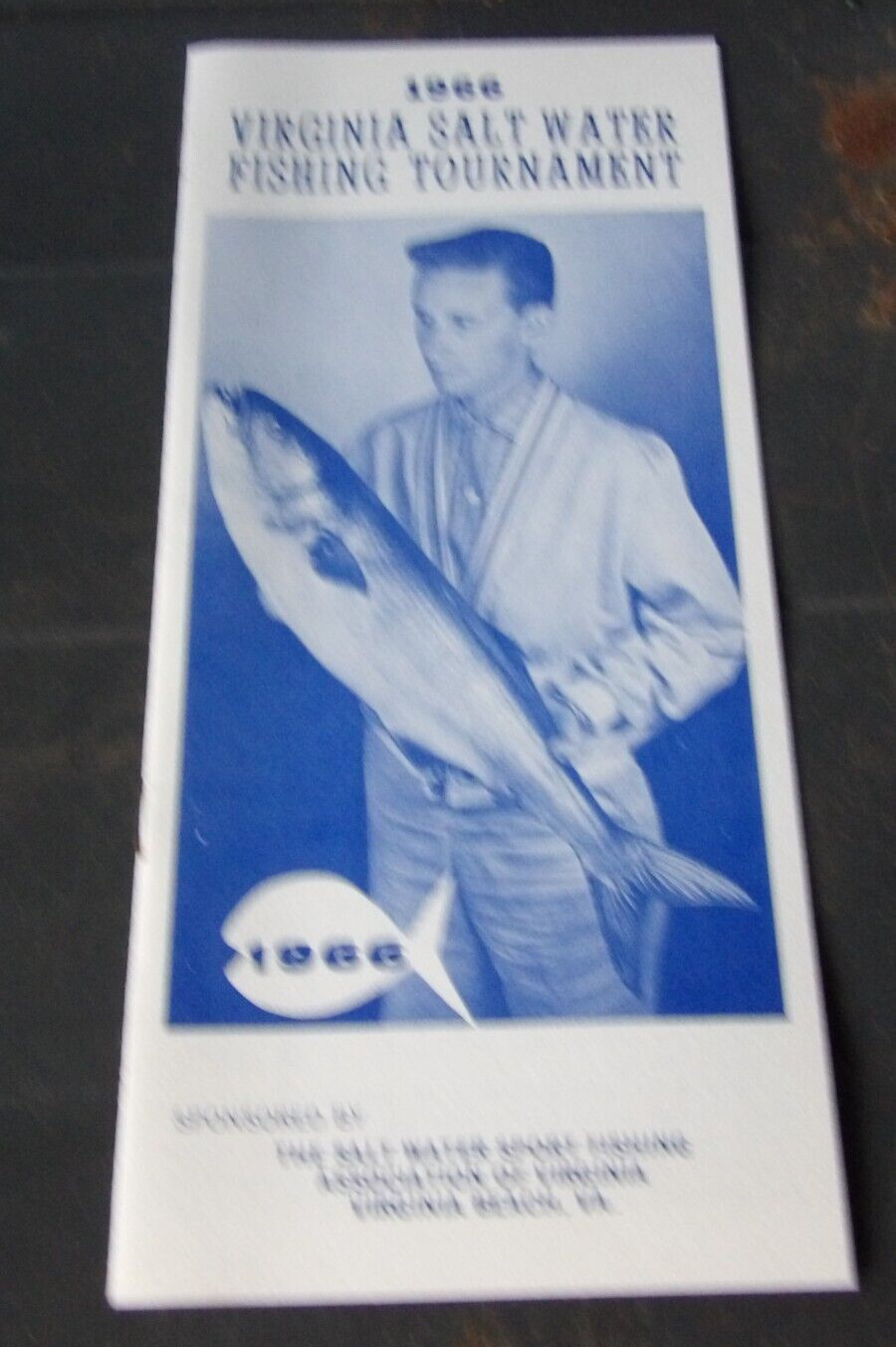 Scarce 1966 Virginia Saltwater Fishing Tournament Brochure