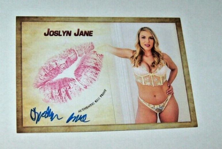 2023 Collectors Expo Model Joslyn Jane Autographed Kiss Card 2
