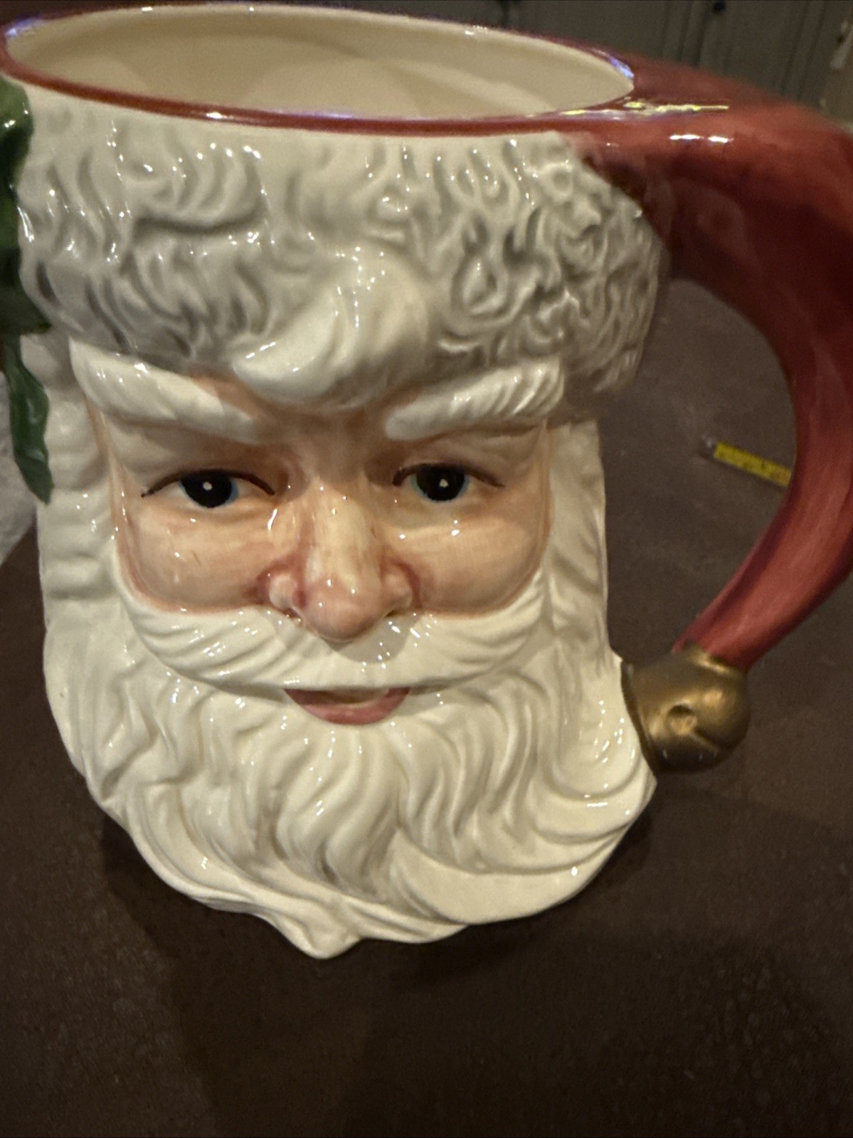 vintage 1993 Omnibus by Fitz and Floyd "Santa Face" ceramic mug vintage 1993 Omnibus by Fitz and Floyd "Santa Face" ceramic mug