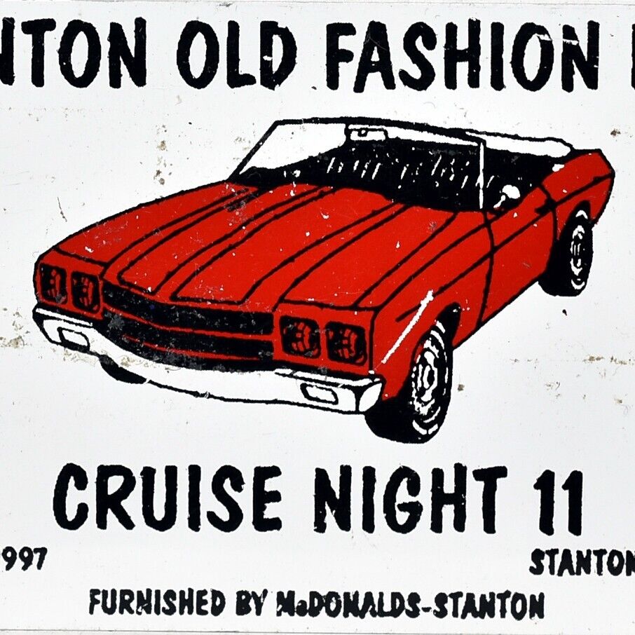 1997 Stanton Old Fashioned Days McDonald\'s Antique Auto Meet Car Show Michigan