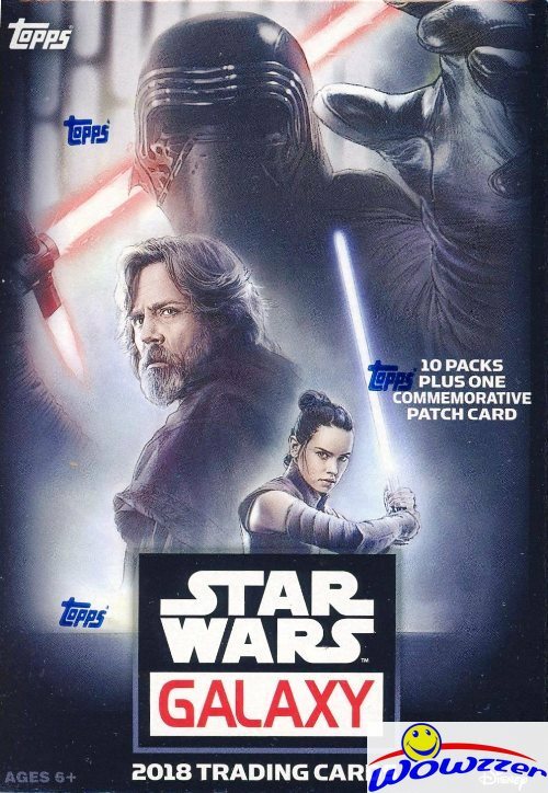 2018 Topps Star Wars Galaxy EXCLUSIVE Sealed Blaster Box- PATCH RELIC 2018 Topps Star Wars Galaxy EXCLUSIVE Sealed Blaster Box- PATCH RELIC