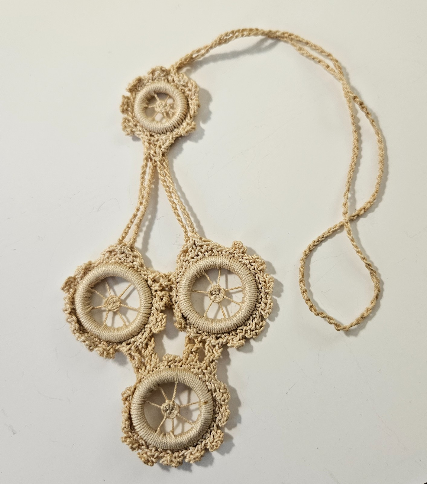 Rare Antique Motoring Crochet Lace Bookmark Automobile Wheels Automobilia Rare Antique Motoring Crochet Lace Bookmark Automobile Wheels Automobilia