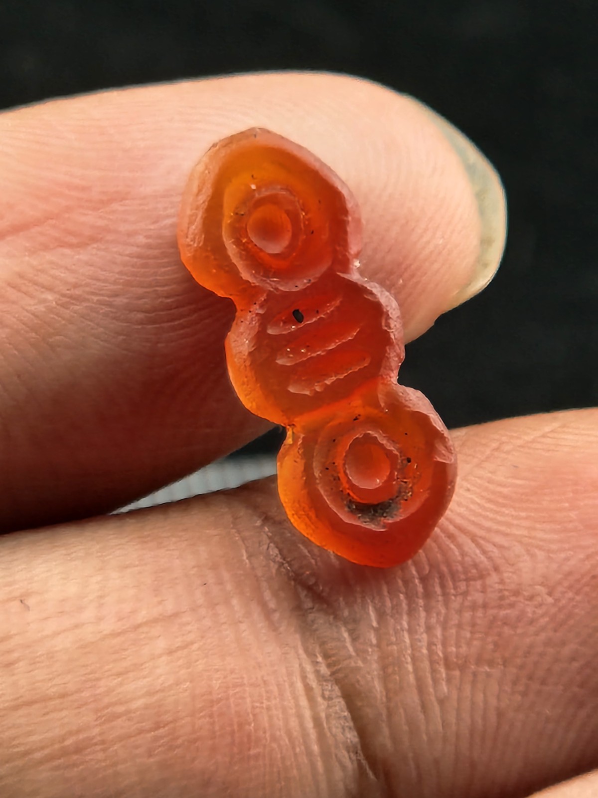 Vintage Antique Figure Carved In Agate As Jewelry Necklace Bead Pendant Vintage Antique Figure Carved In Agate As Jewelry Necklace Bead Pendant
