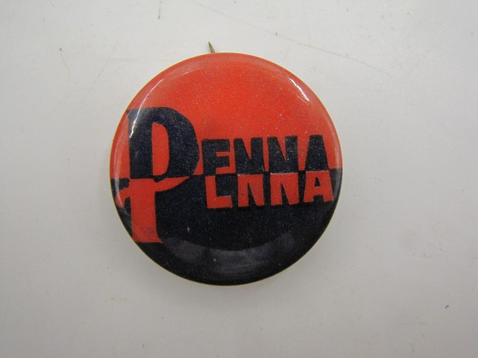 Vintage Penna Red Black Pinback Button Pennsylvania University Celluloid Vintage Penna Red Black Pinback Button Pennsylvania University Celluloid