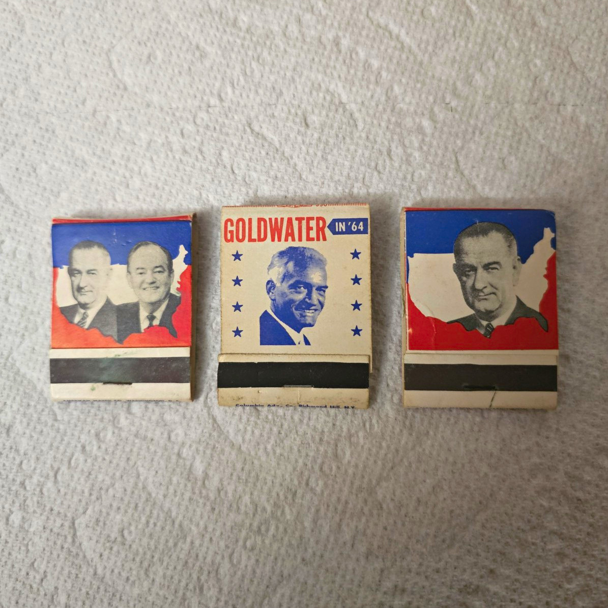 1964 LBJ FOR THE USA Matchbook Paperboard Lyndon Johnson Campaign Politics US 1964 LBJ FOR THE USA Matchbook Paperboard Lyndon Johnson Campaign Politics US