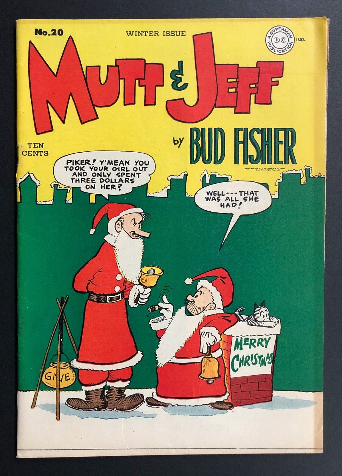 Mutt and Jeff 20 Winter 1945 VG/FN DC Comics Bud Fisher Sheldon Mayer