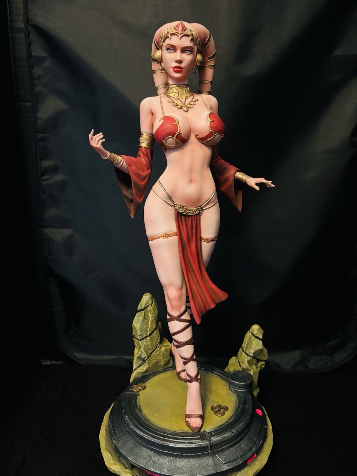 Twi’lek Hostess Custom Hand Painted Resin Statue 1:4 Scale Magnetized SFW NSFW