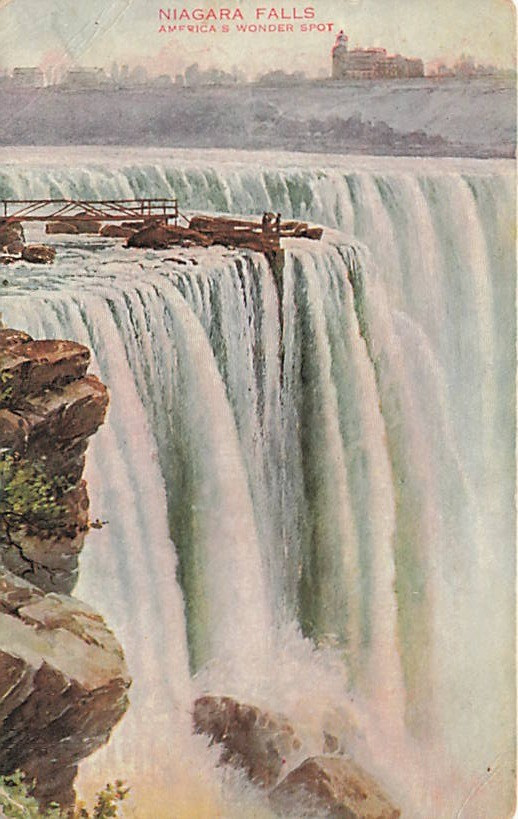 Postcard NY: Niagara Falls America's Wonder Spot DB Posted 1913 Postcard NY: Niagara Falls America's Wonder Spot DB Posted 1913