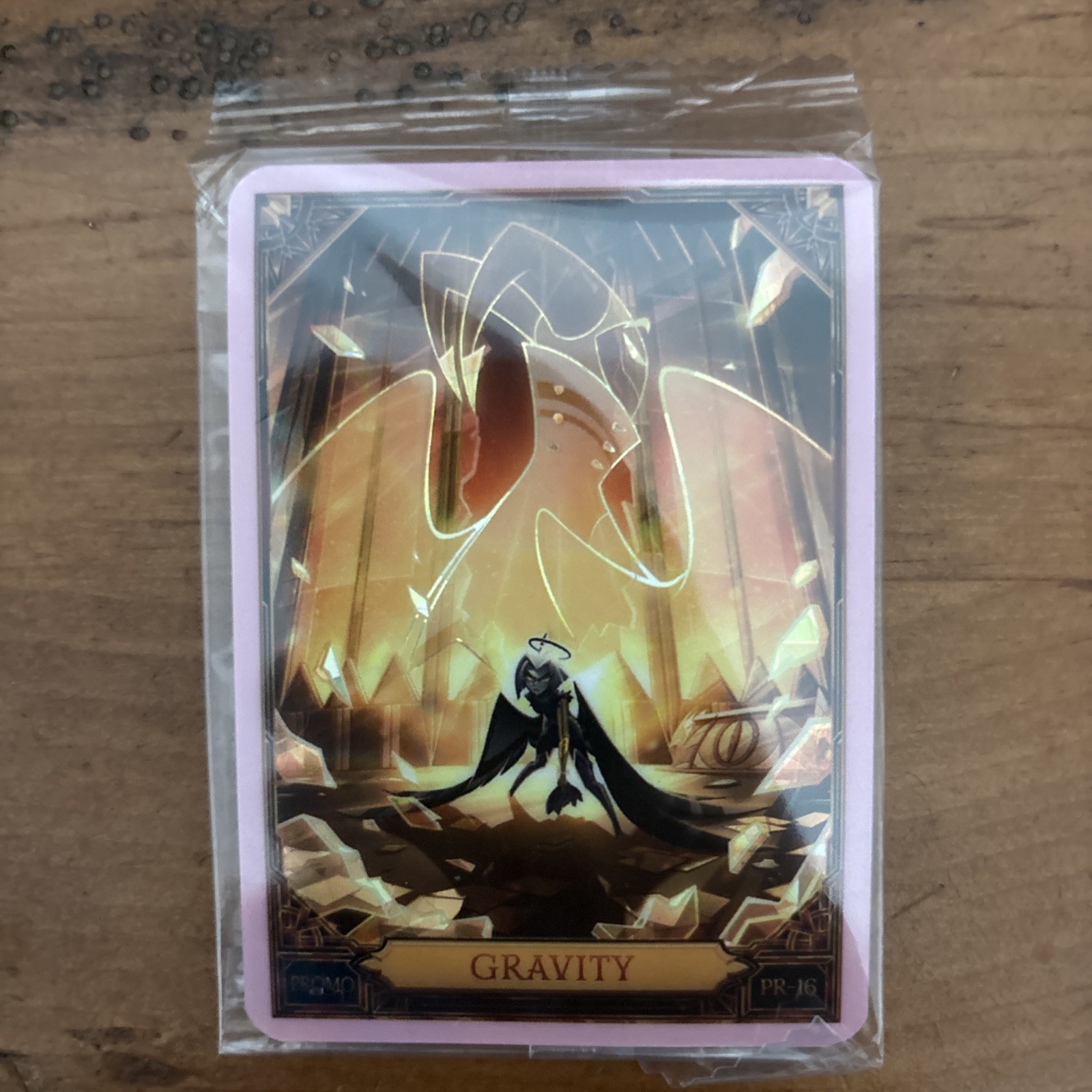 Hazbin Hotel Trading Cards Gravity Cracked Ice Promo Card PR-16 Hazbin Hotel Trading Cards Gravity Cracked Ice Promo Card PR-16