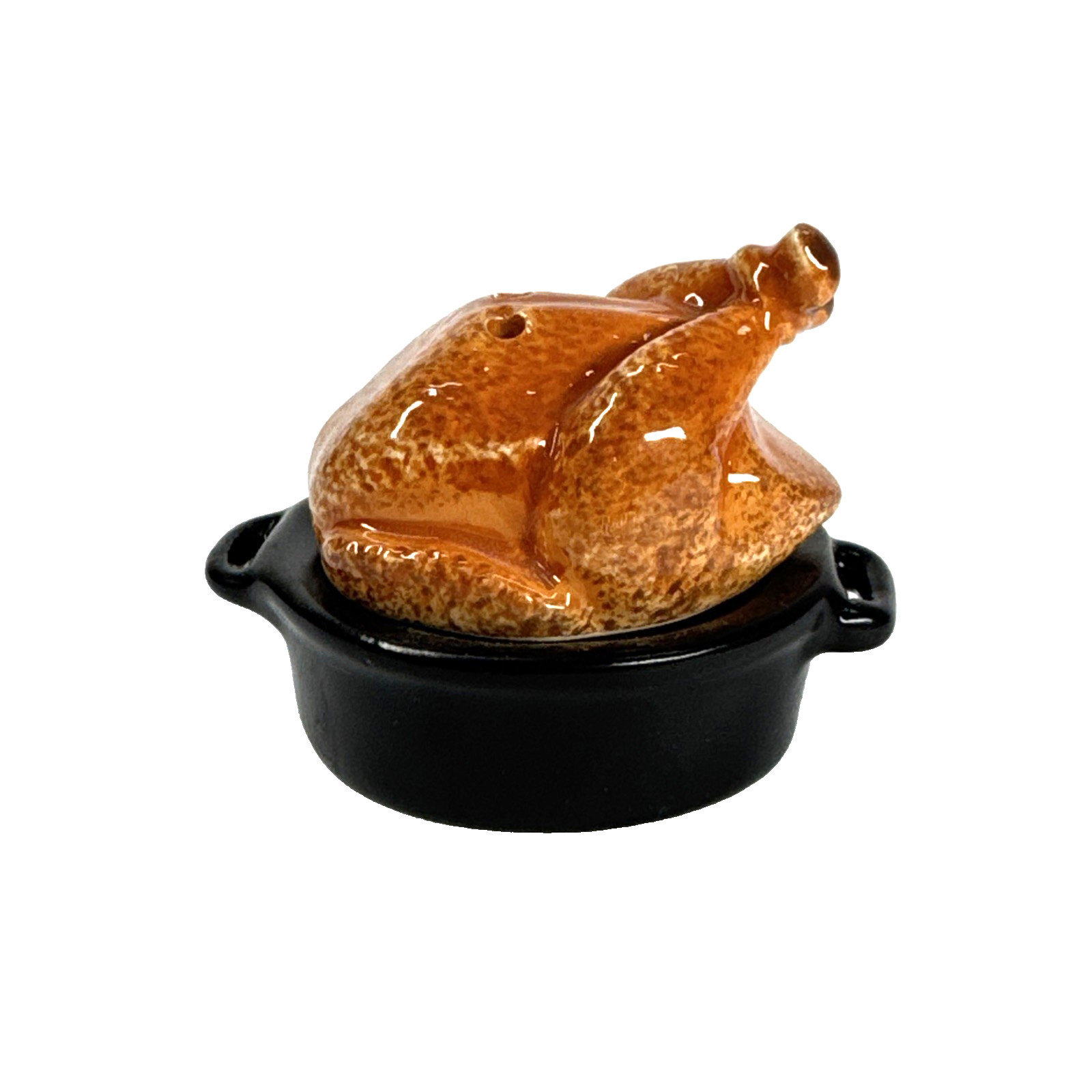 Cracker Barrel Mini Thanksgiving Salt & Pepper Shakers Black Pot Cooked Turkey Cracker Barrel Mini Thanksgiving Salt & Pepper Shakers Black Pot Cooked Turkey