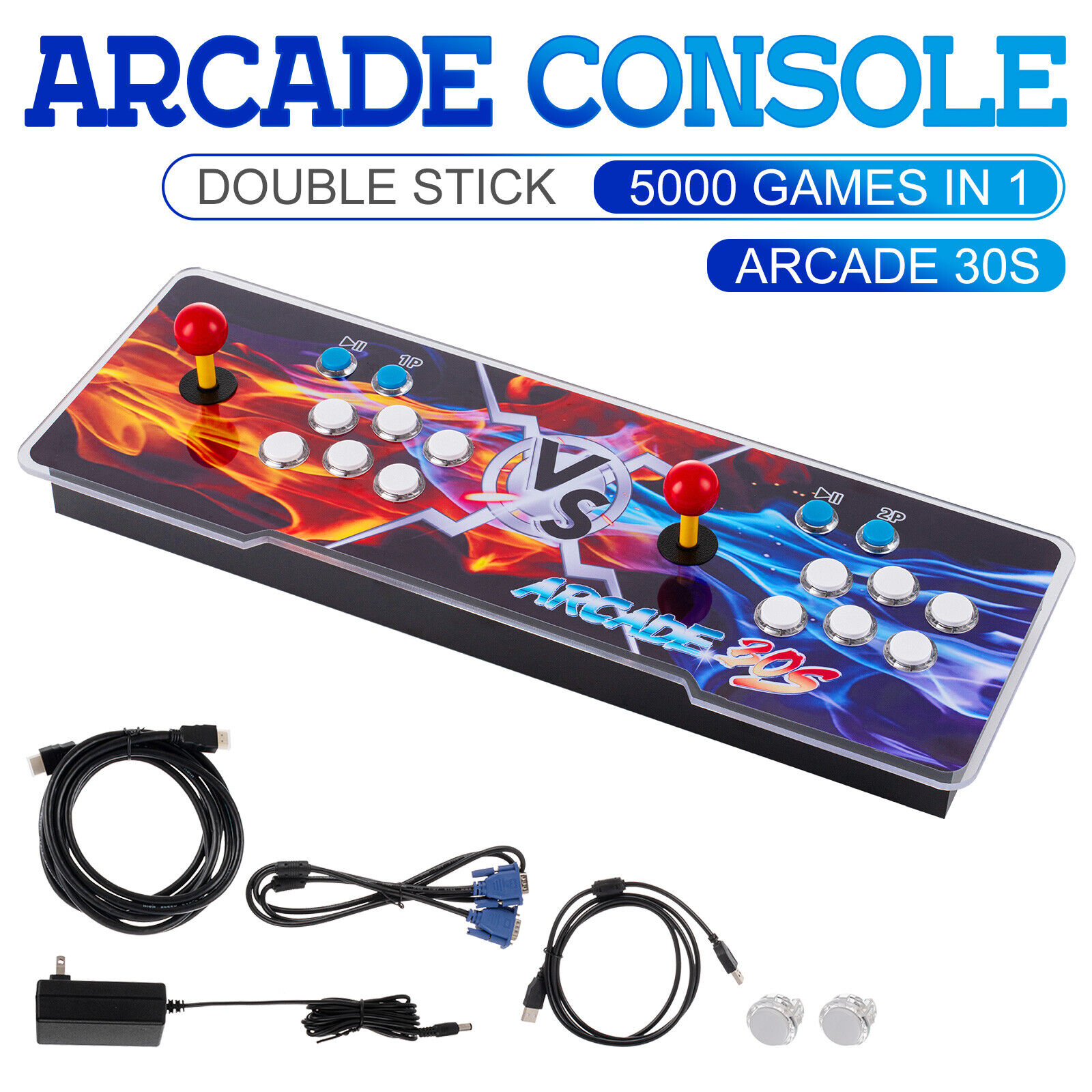 2022 New Pandora Box 30s 5000 in 1 Retro Video Games Double Stick Arcade Console
