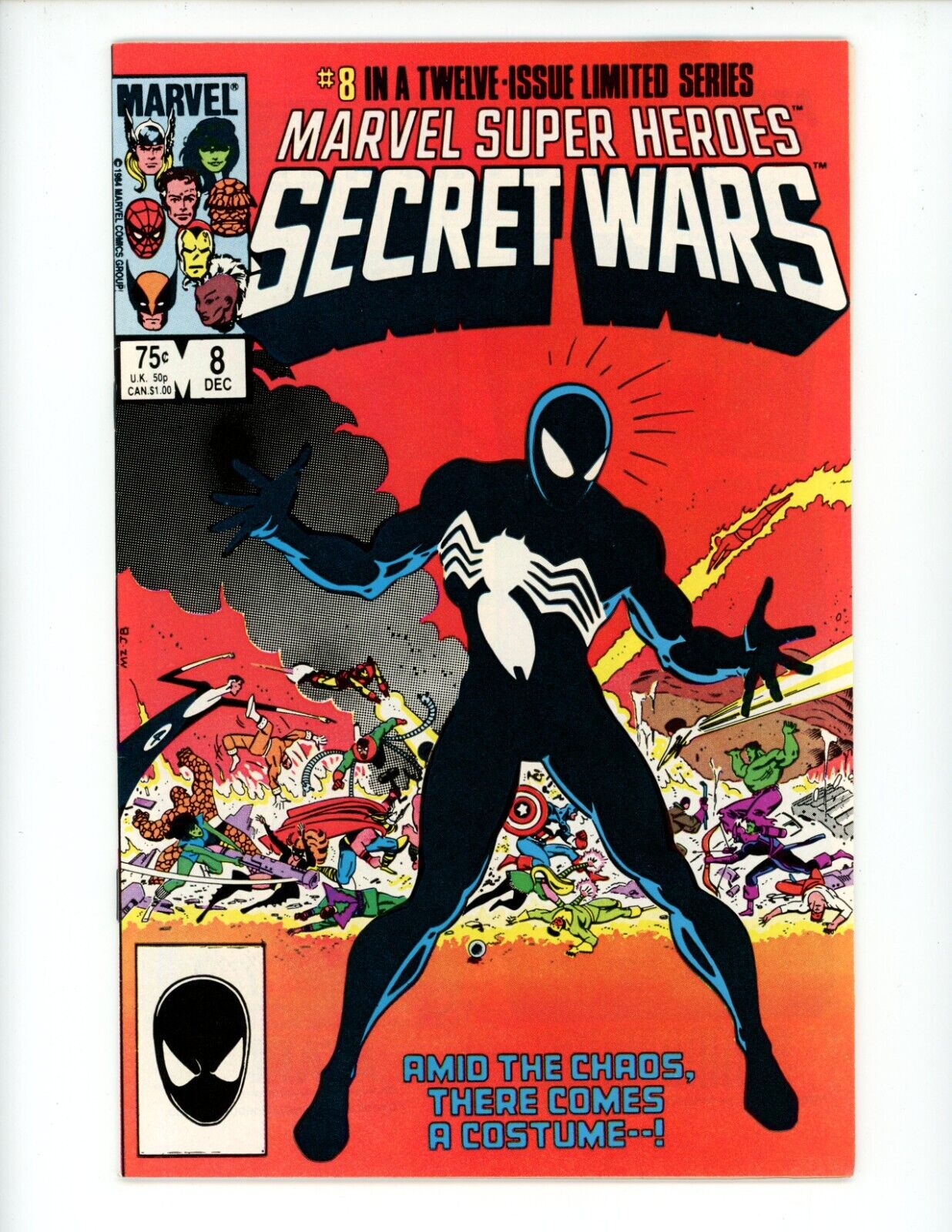 Marvel Super-Heroes Secret Wars #8 Comic 1984 NM- 1st Symbiote Costume