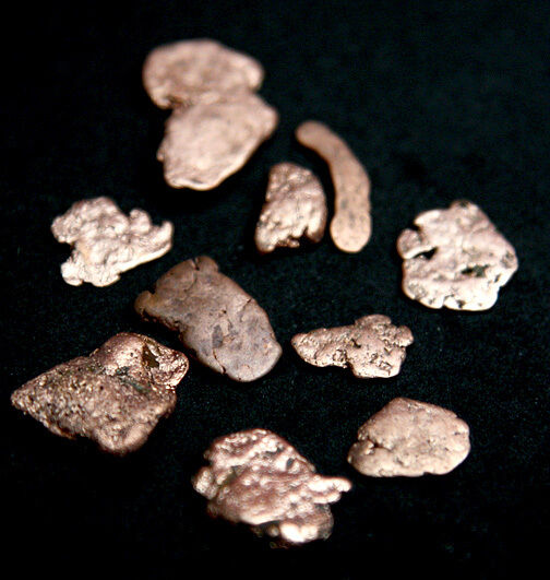 Native Natural Copper Michigan Nuggets LOT Mineral ROCK Metal Gift Set Gemstone
