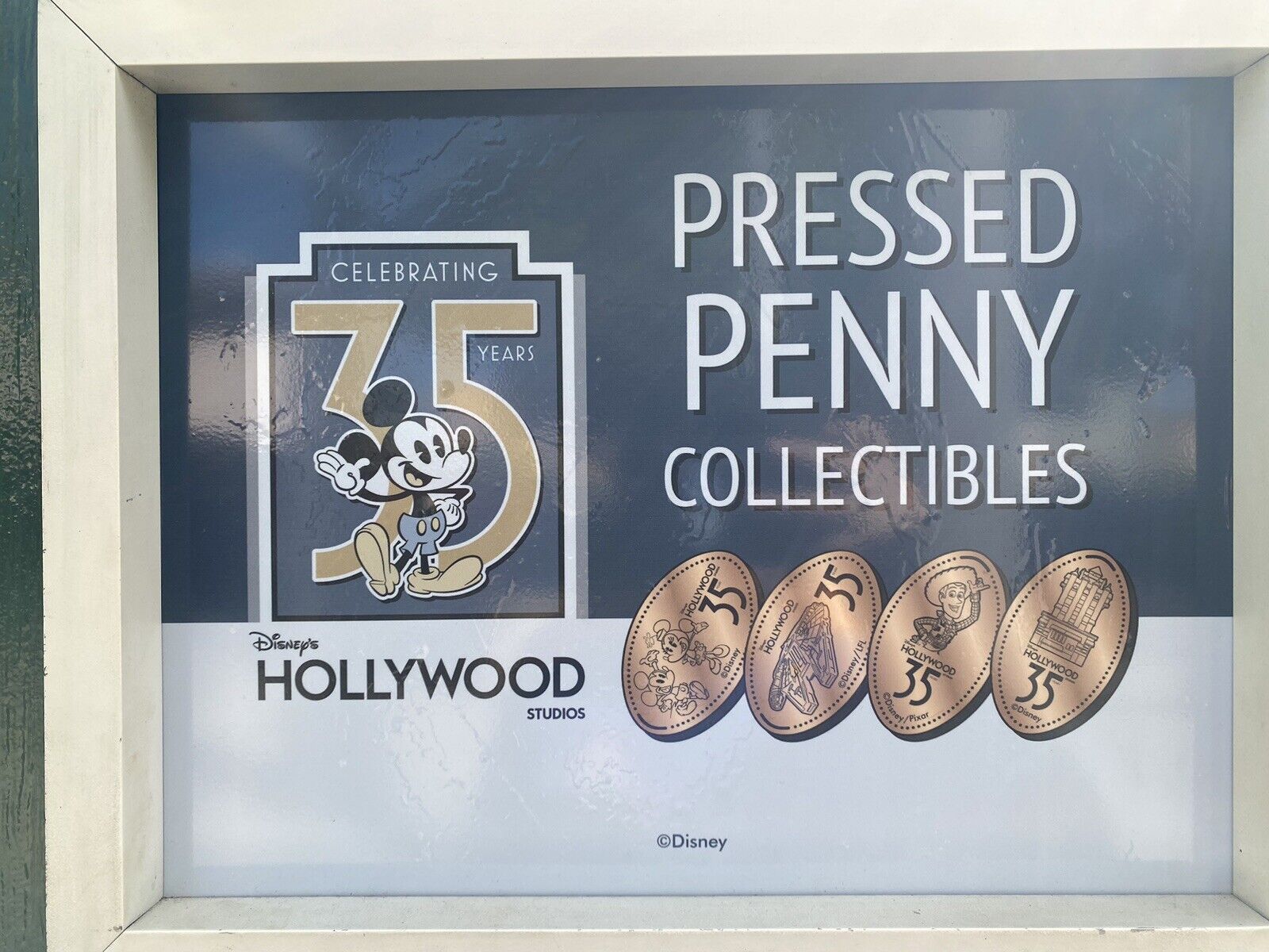 Disney Parks Hollywood Studios 35th Anniversary Penny Press Pressed Coin NEW