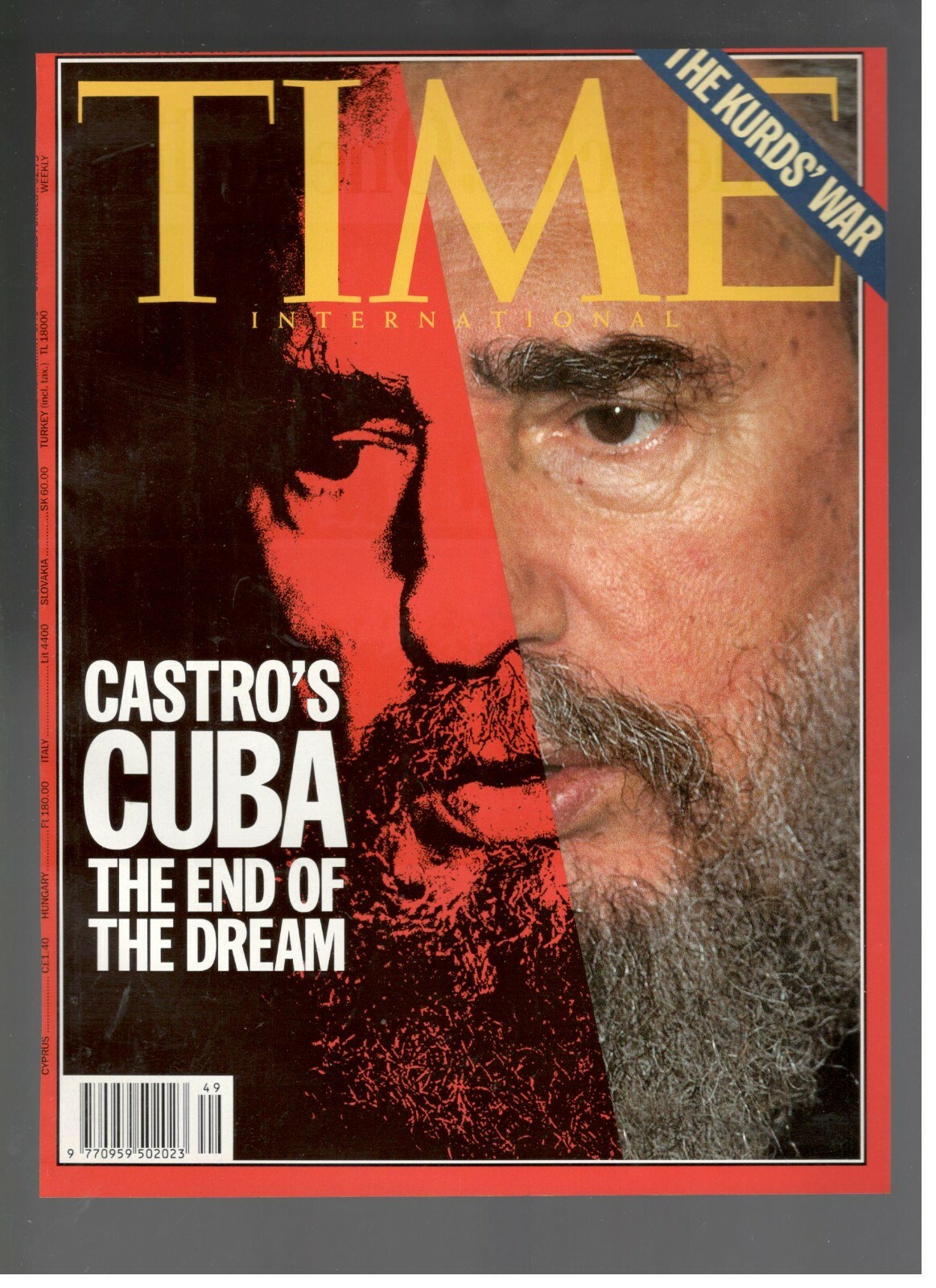 Fidel Castro Cuba 1993 Time Cover 1 Original Page Fidel Castro Cuba 1993 Time Cover 1 Original Page