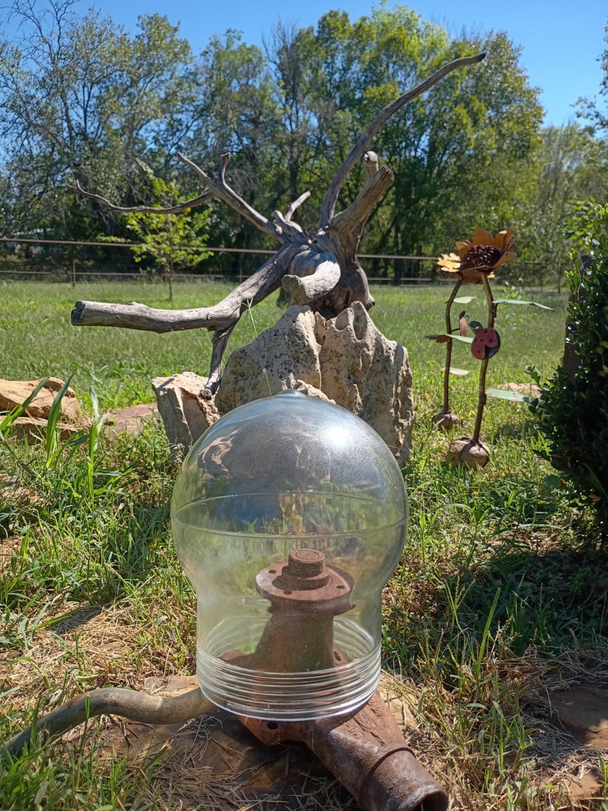 Vintage Crouse Hinds VDB3 Explosion Proof Clear Glass Industrial Light Globe