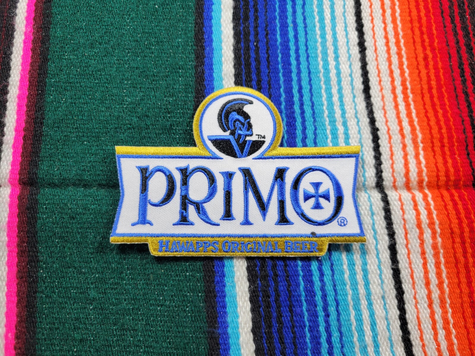 Primo Beer Patch Hawaii’s Original Beer Kamehameha Warrior Lager Beer Primo Beer Patch Hawaii’s Original Beer Kamehameha Warrior Lager Beer