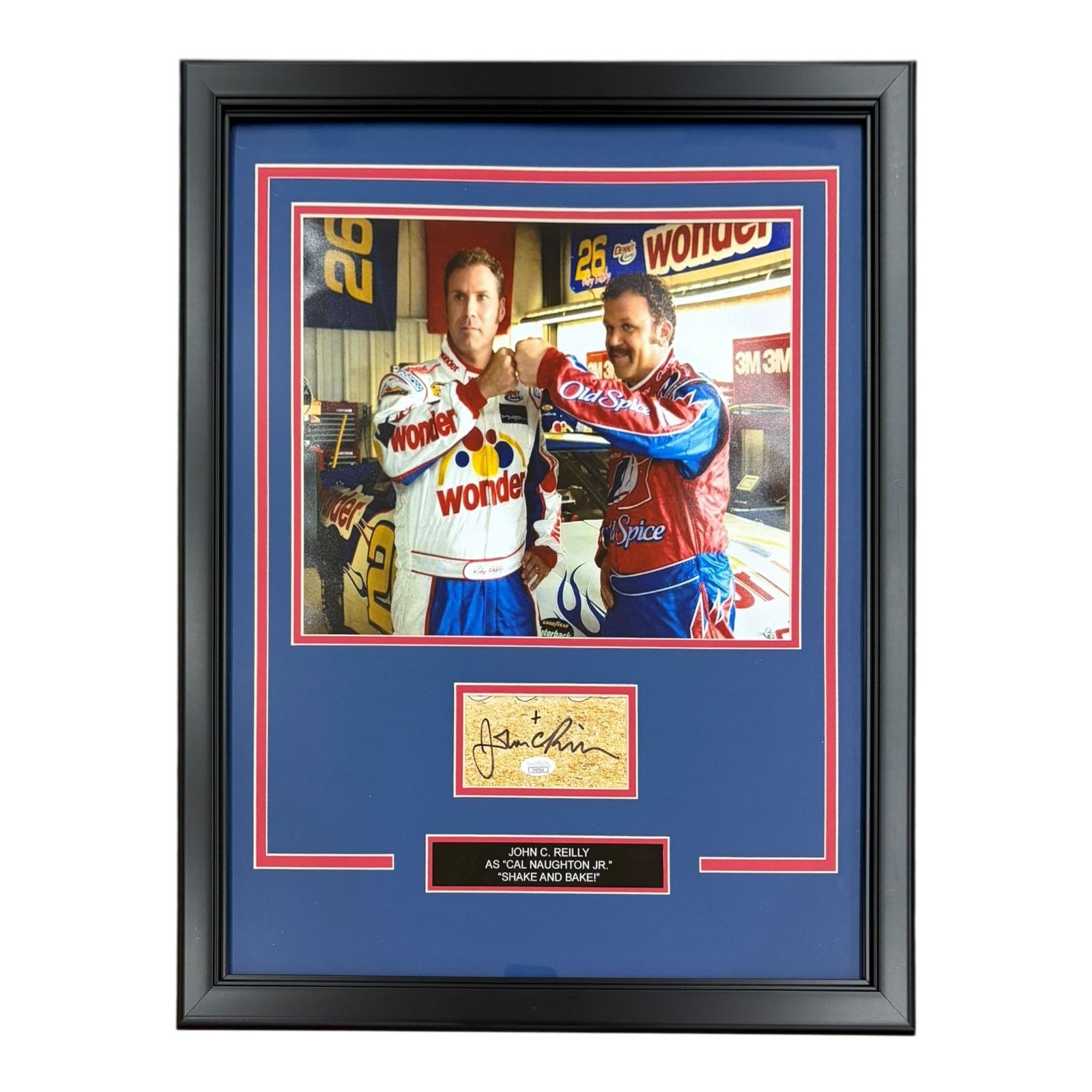 John C. Reilly Autographed Talladega Nights Deluxe Framed Signature Series with John C. Reilly Autographed Talladega Nights Deluxe Framed Signature Series with