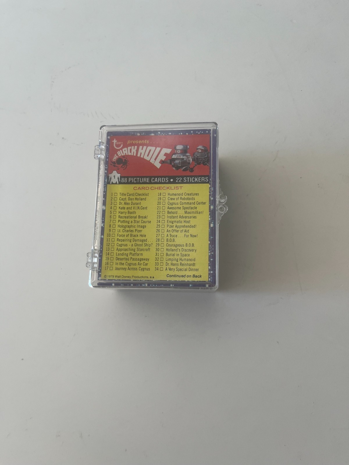 Vintage 1979 Topps The Black Hole Complete 1-88 Card Complete Set Vintage 1979 Topps The Black Hole Complete 1-88 Card Complete Set