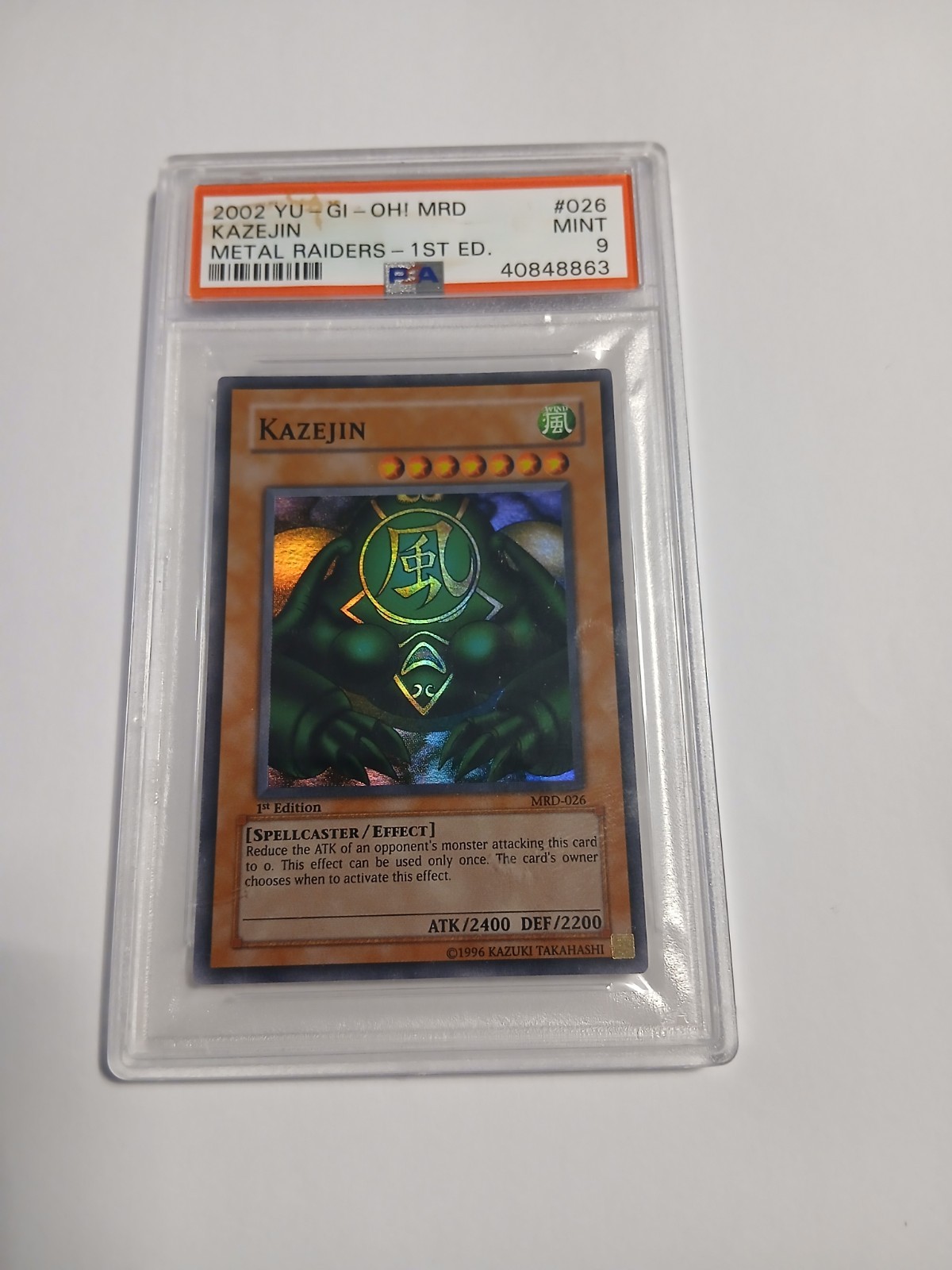 Kazejin MRD 026 1ST EDITION PSA 9 Kazejin MRD 026 1ST EDITION PSA 9