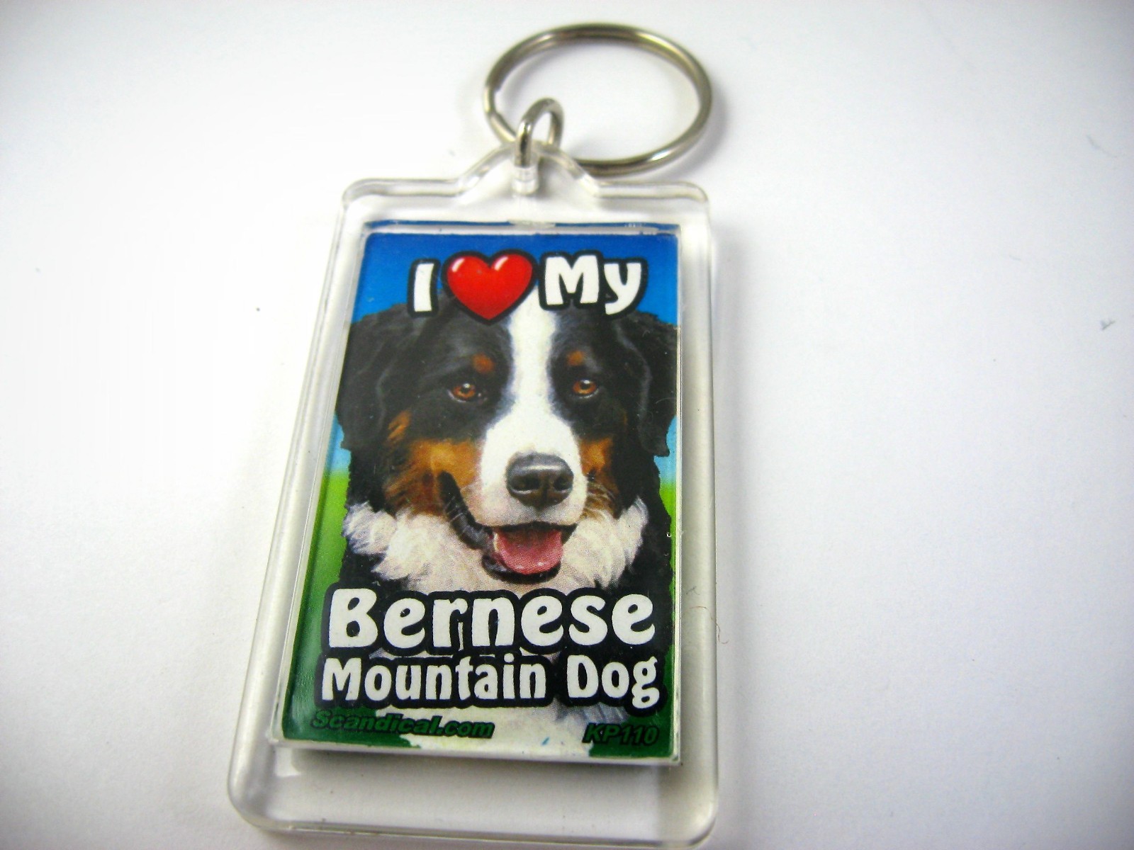 Bernese Mountain Dog Keychain I Love My Berner Pet Key Ring Acrylic Scandical Bernese Mountain Dog Keychain I Love My Berner Pet Key Ring Acrylic Scandical