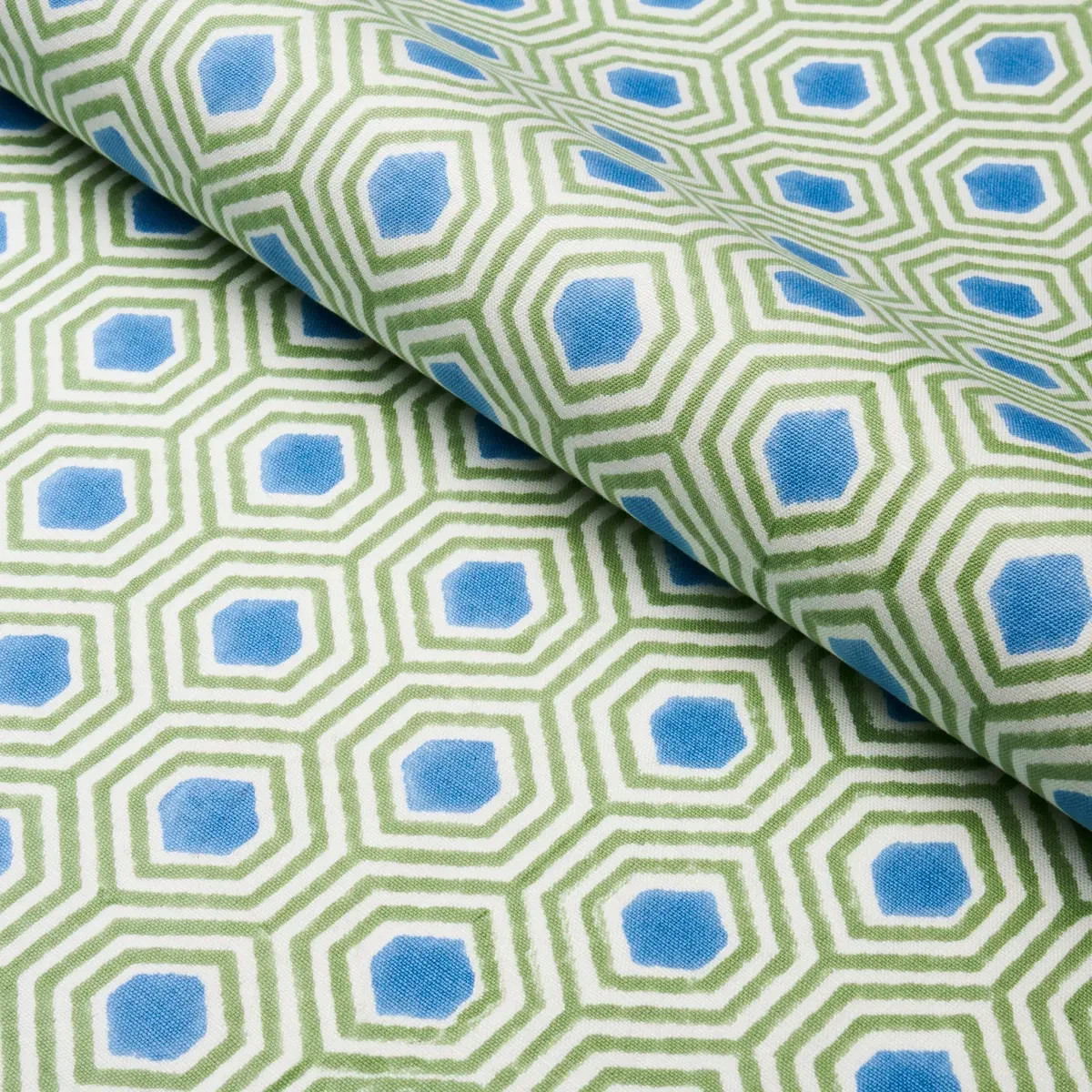 Schumacher Fun Cheerful Geometric Handprint Fabric- Otis Hand Print Green 1.10yd Schumacher Fun Cheerful Geometric Handprint Fabric- Otis Hand Print Green 1.10yd