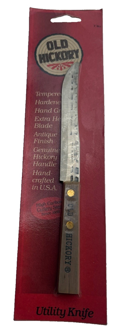 OLD HICKORY 715-5 Utility Knife Carbon Steel USA Made NOS Vintage Ontario OLD HICKORY 715-5 Utility Knife Carbon Steel USA Made NOS Vintage Ontario