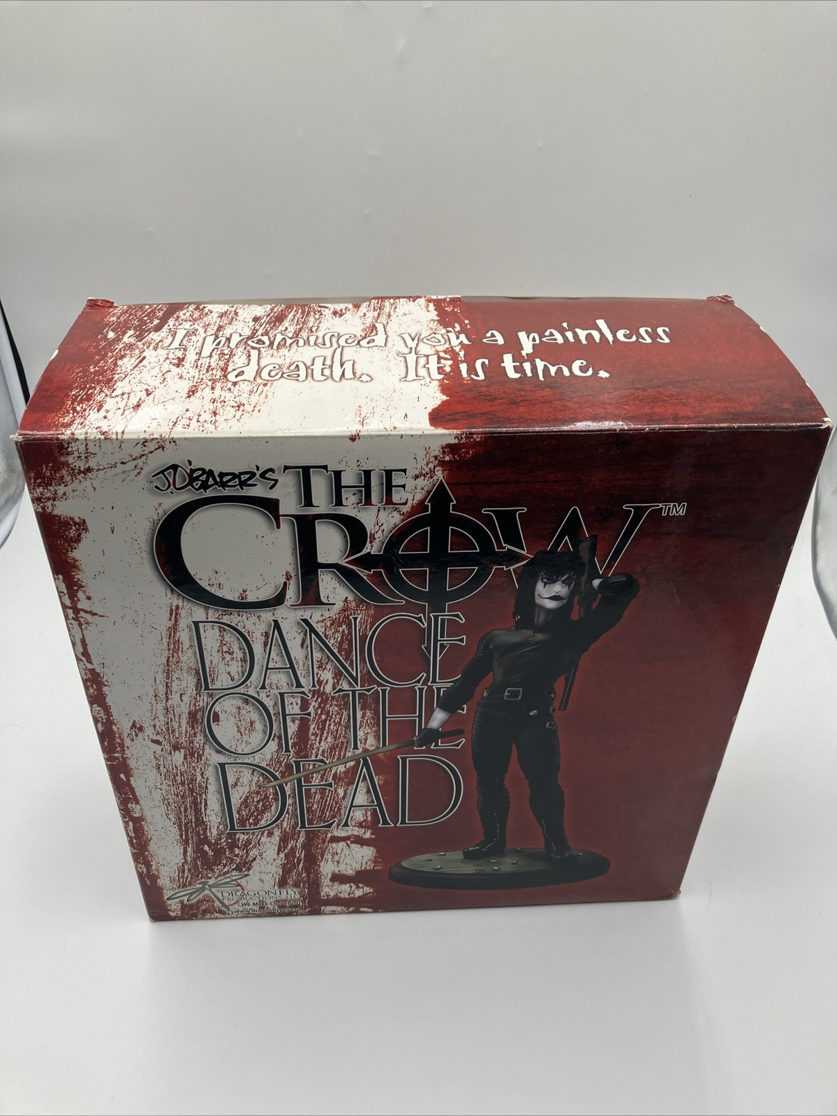 THE CROW DANCE OF THE DEAD STATUE IN BOX ULTRA BLOODY VARIANT 14" RARE THE CROW DANCE OF THE DEAD STATUE IN BOX ULTRA BLOODY VARIANT 14" RARE