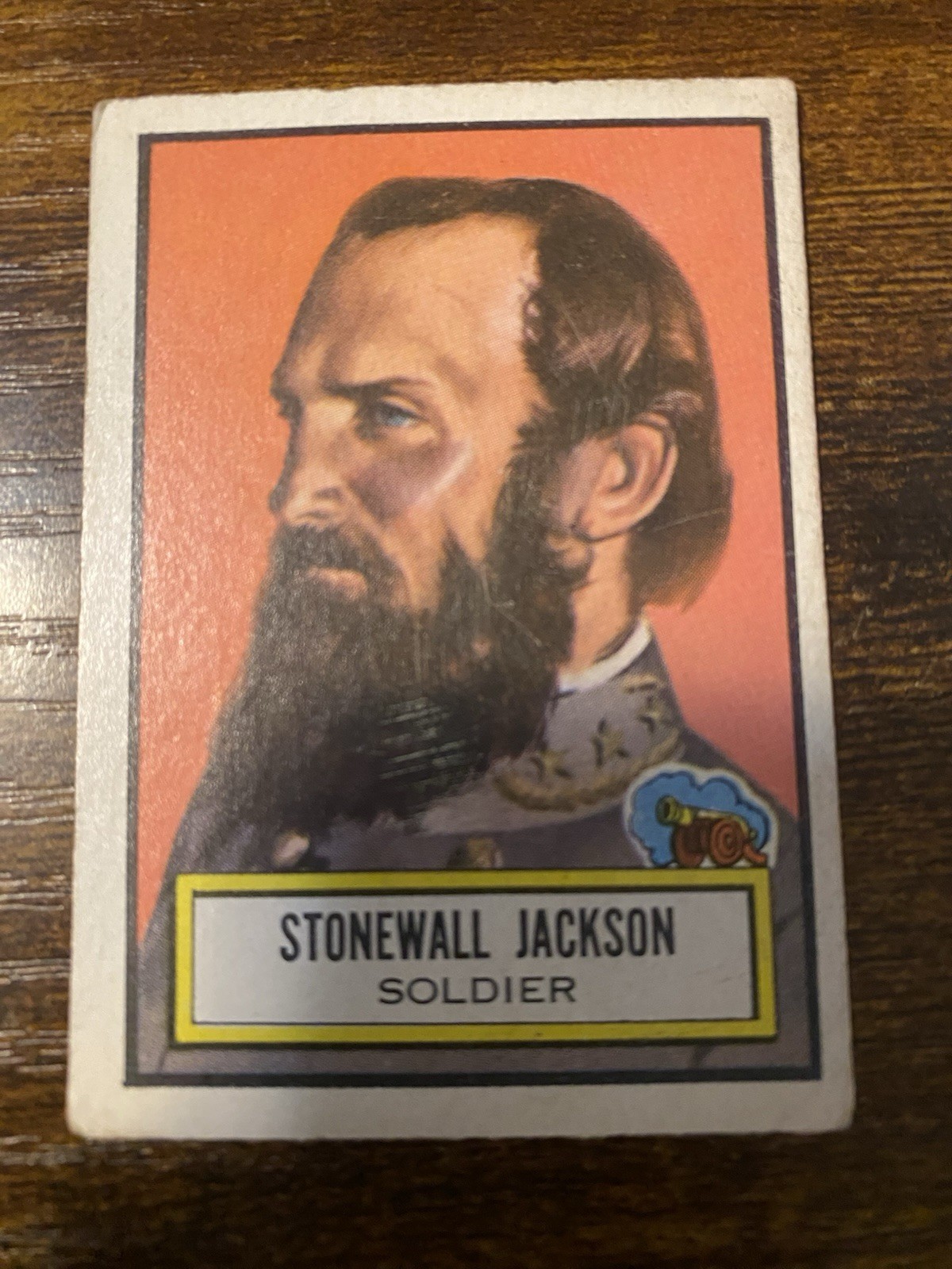 1952 Topps Look 'n See #40 Stonewall Jackson Soldier Vintage VG 1952 Topps Look 'n See #40 Stonewall Jackson Soldier Vintage VG