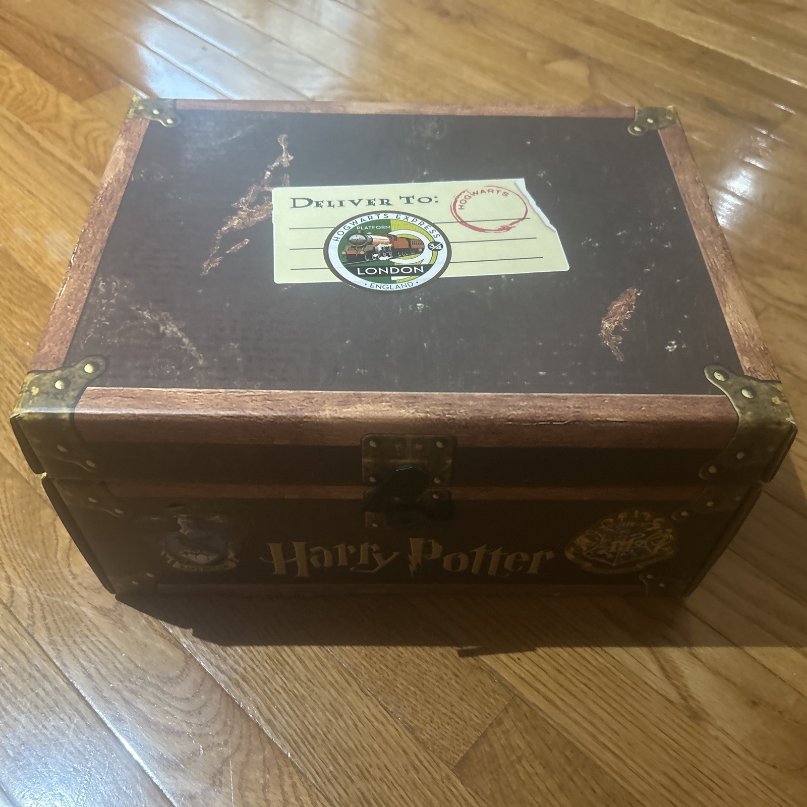 Harry Potter Hardcover Book Box Trunk Chest Empty Size 14” X 11” X 7.5” Harry Potter Hardcover Book Box Trunk Chest Empty Size 14” X 11” X 7.5”