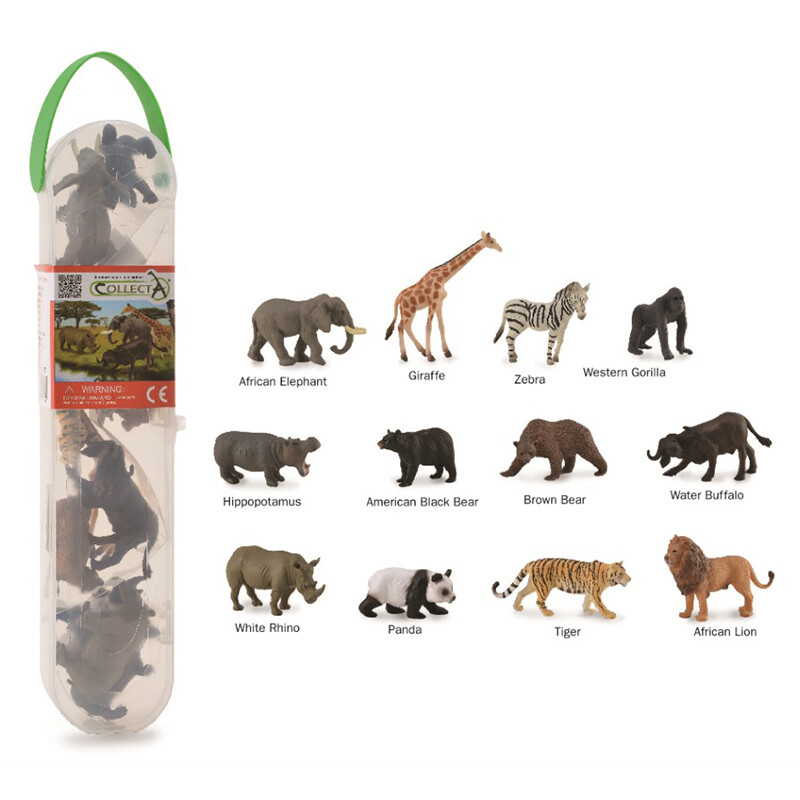 Breyer CollectA Box of Mini Wild Animals #A1105 Set of 12 Breyer CollectA Box of Mini Wild Animals #A1105 Set of 12
