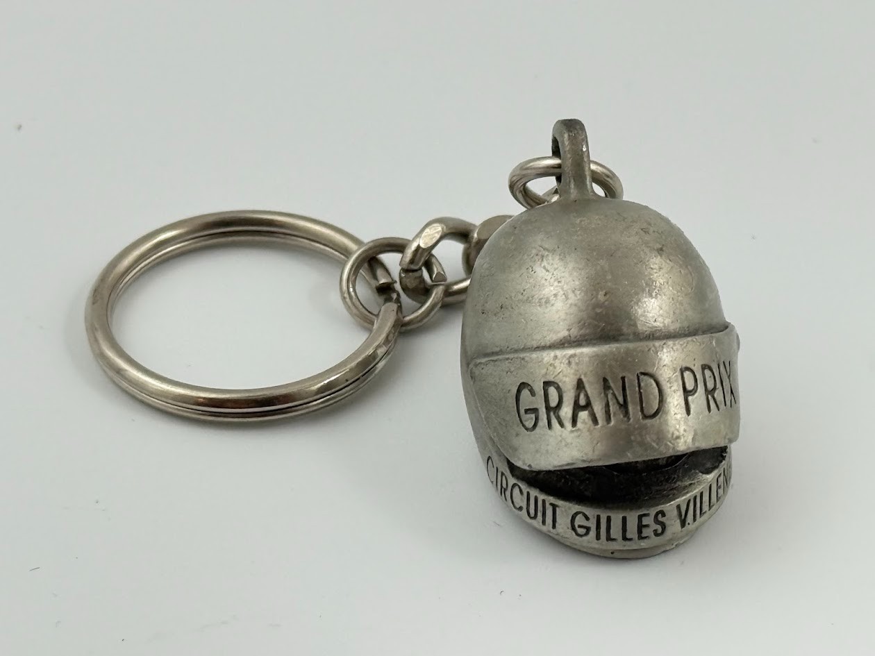 Vintage Grand Prix Circuit Gilles Villeneuve Helmet Keychain Montreal F1 Souveni Vintage Grand Prix Circuit Gilles Villeneuve Helmet Keychain Montreal F1 Souveni
