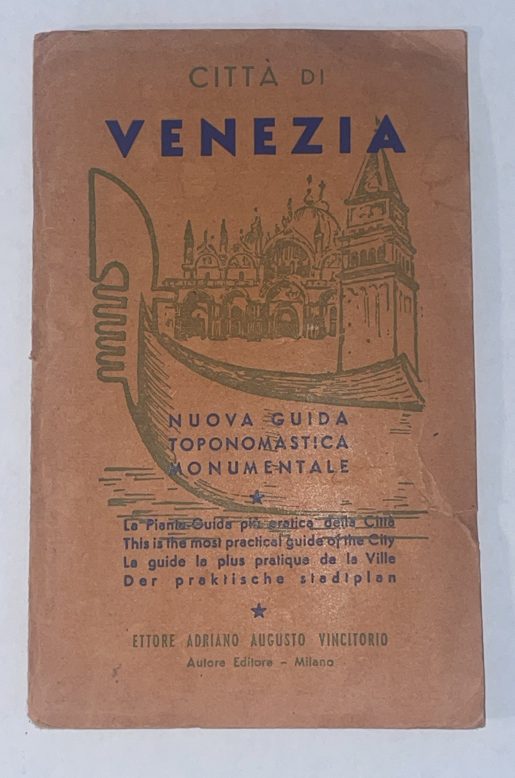 Antique Citta Di Venezia Fold Out Map Italy Antique Citta Di Venezia Fold Out Map Italy