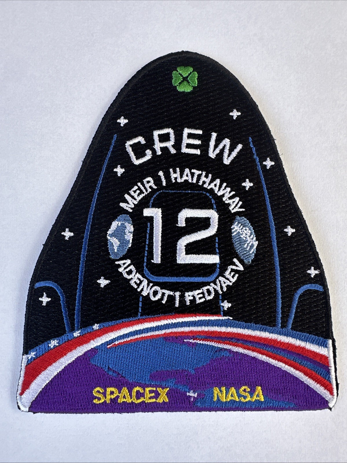 Original Space Crew 12 NASA ISS Mission Program Patch 4.5” Original Space Crew 12 NASA ISS Mission Program Patch 4.5”