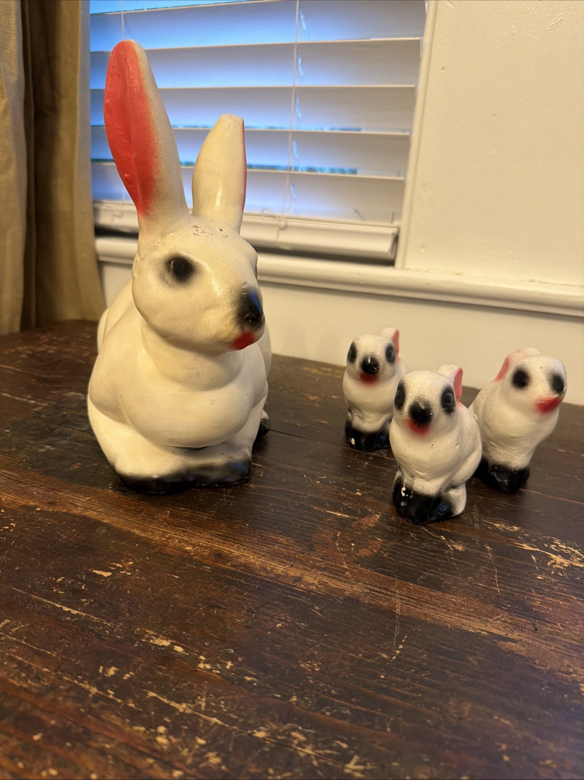 vintage rabbit and bunnies