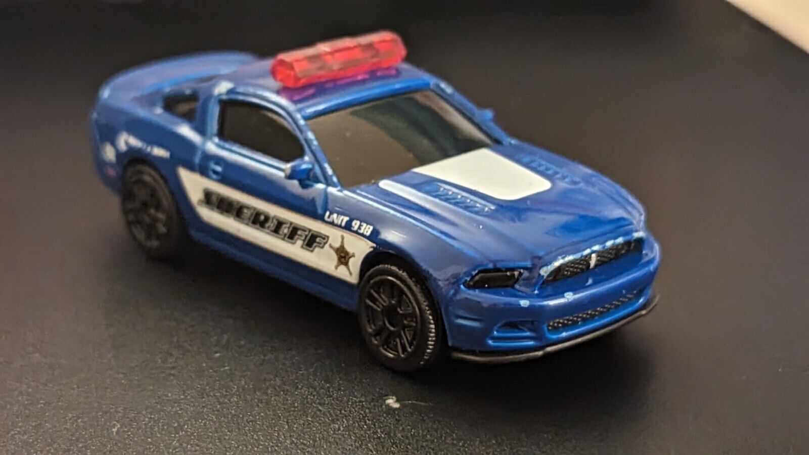 STUNNING SHERIFF\'S VEHICLE FORD MUSTANG BOSS 1:61 SCALE JADA TOYS/MAJORETTE 