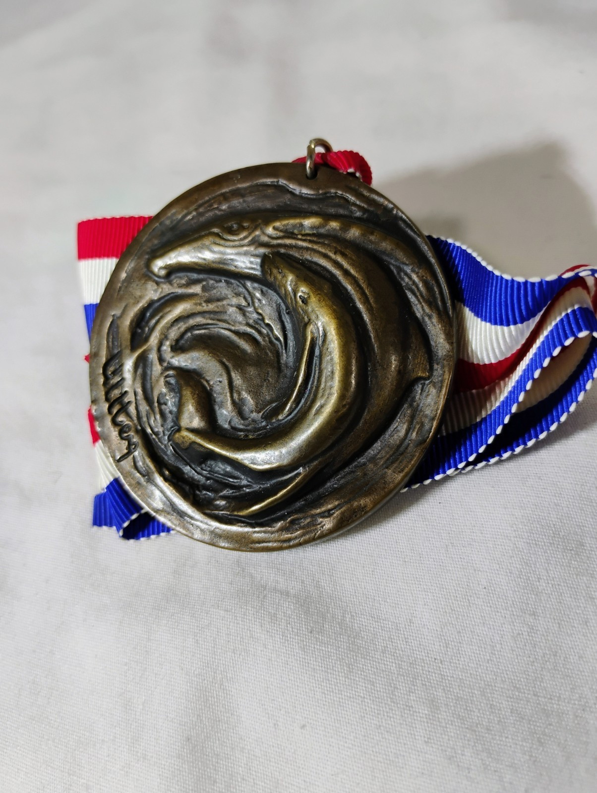 Vintage Bronze Medallion Issued by The Denver Rotary Club 1985 Vintage Bronze Medallion Issued by The Denver Rotary Club 1985
