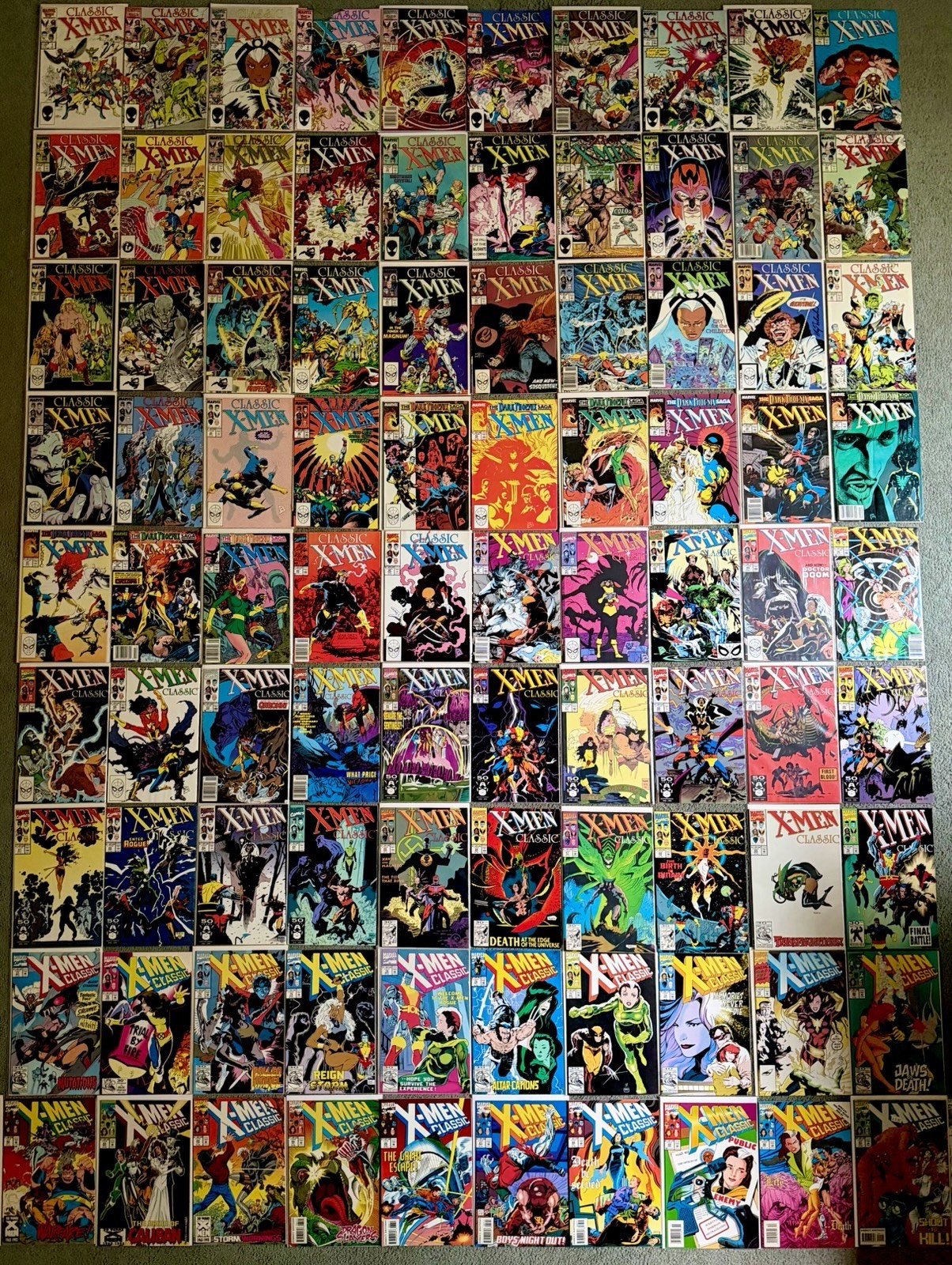 X-Men Classic Full Run Lot From 1-92 of 1-110 Set Collects Uncanny X-Men 94-188 X-Men Classic Full Run Lot From 1-92 of 1-110 Set Collects Uncanny X-Men 94-188