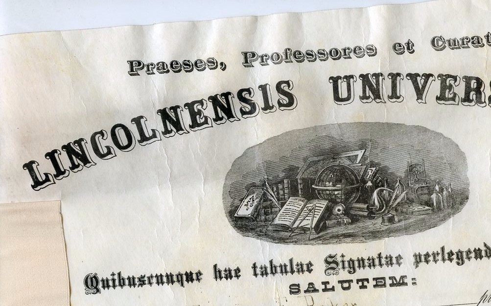 3 Antique Vellum Certificates-FLORENCR & EMMA BAKER-ILLINOIS-Genealogy 3 Antique Vellum Certificates-FLORENCR & EMMA BAKER-ILLINOIS-Genealogy