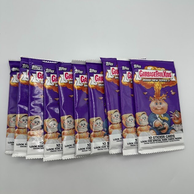 🔥2013 Garbage Pail Kids Series 3 Lot Of 10 packs Brand New Sealed GPK L@@K🔥 🔥2013 Garbage Pail Kids Series 3 Lot Of 10 packs Brand New Sealed GPK L@@K🔥