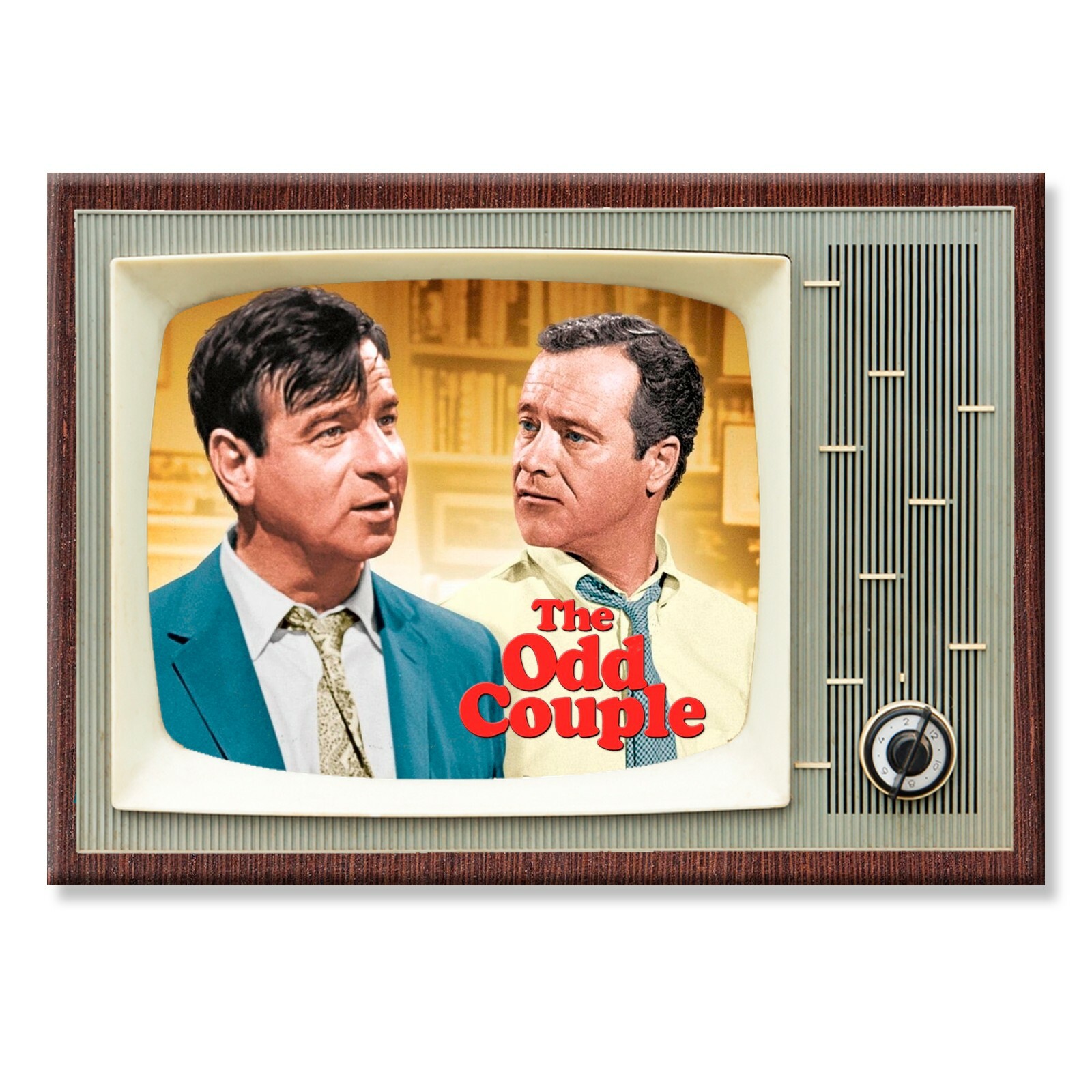 THE ODD COUPLE TV Show TV 3.5 inches x 2.5 inches Steel FRIDGE MAGNET THE ODD COUPLE TV Show TV 3.5 inches x 2.5 inches Steel FRIDGE MAGNET